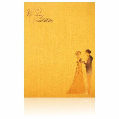 Gold Prince Paper Print Bride And Groom Design-KNPP712G-King of Cards