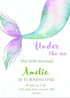 Blue Sea Kids Birthday Invitation-AAKBI007