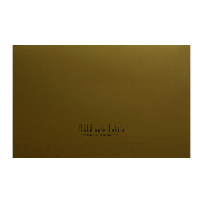 Golden Wedding Card-King of Cards