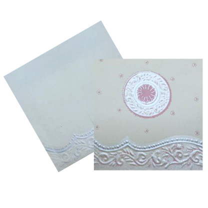 WhiteInvitation Card