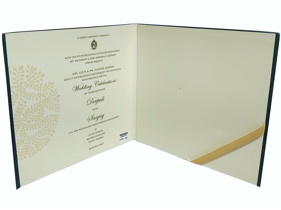 White Elephant Wedding Invitation Card-King of Cards