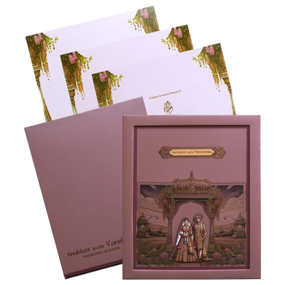 Make your event special with our exclusive Pink Premium Padded Wedding Invitation. Shop now! ?WhatsApp Support ?Express Delivery.