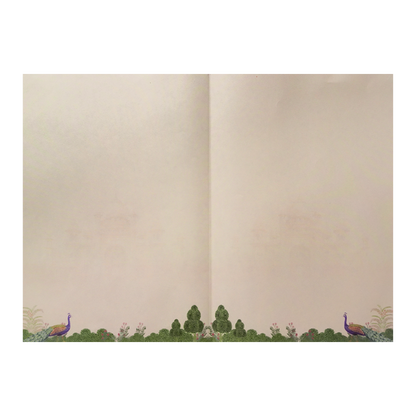 Pink Palace Peacock Floral Wedding Card-KNEP1613