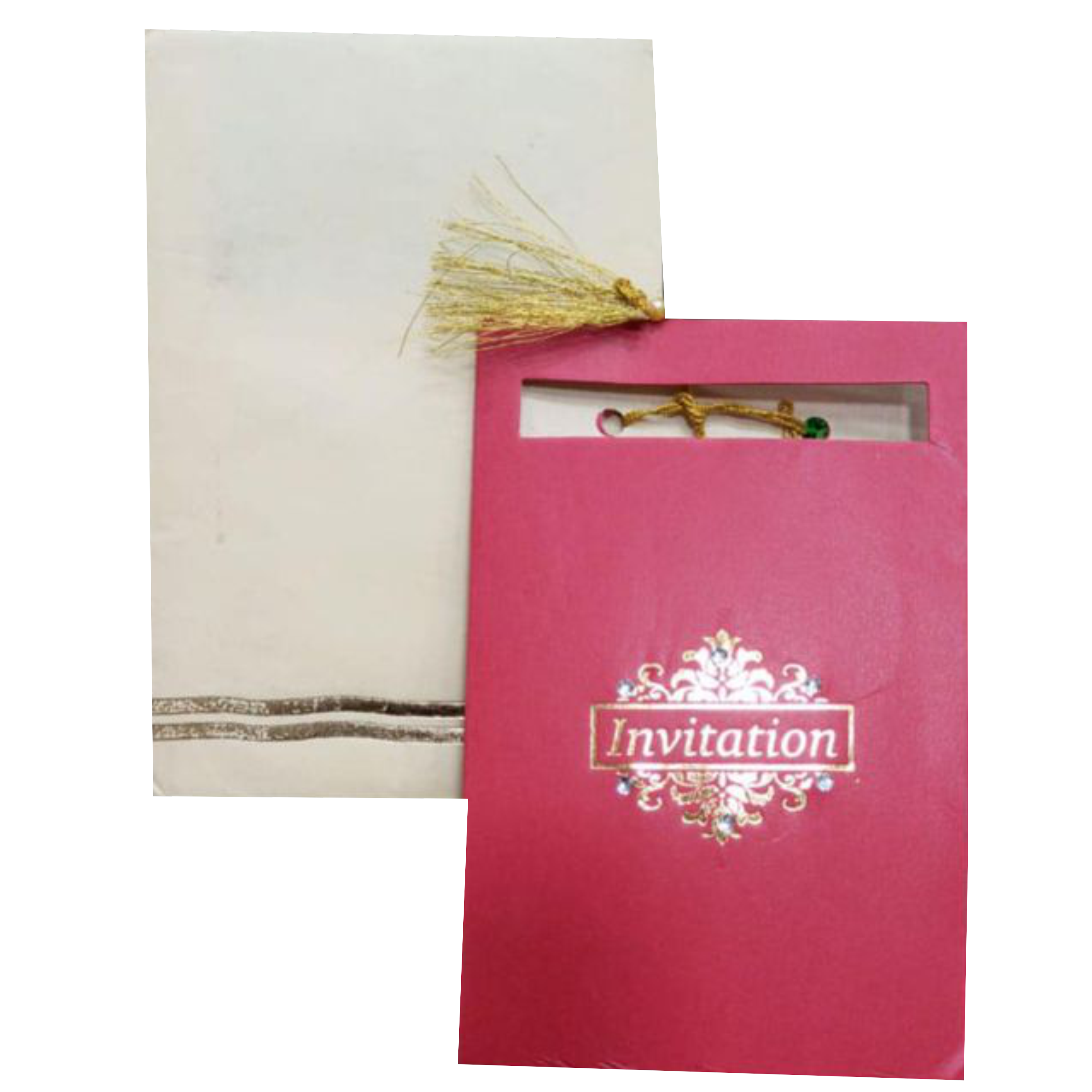 Pink Personal Invitation Card-King of Cards