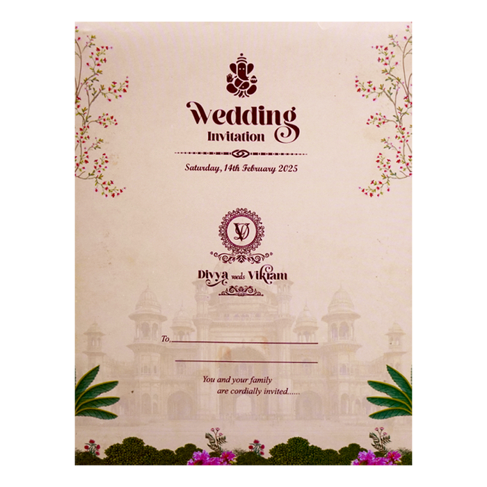 Invitation Card - KNMO9306-King of Cards
