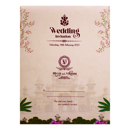 Invitation Card - KNMO9306-King of Cards