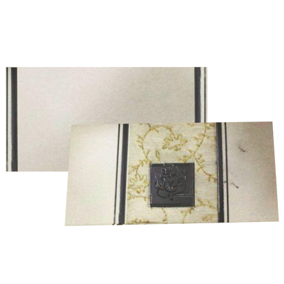 White Single SheetInvitation Card