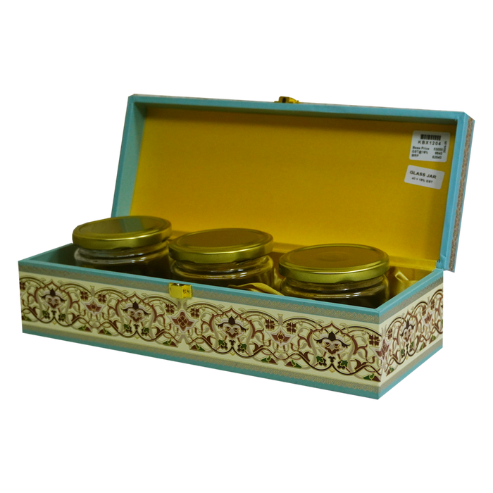 Brown Traditional Pattern Box Invitation-King of Cards