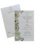 Light Beige Single Sheet Invitation Card-KRCS7311