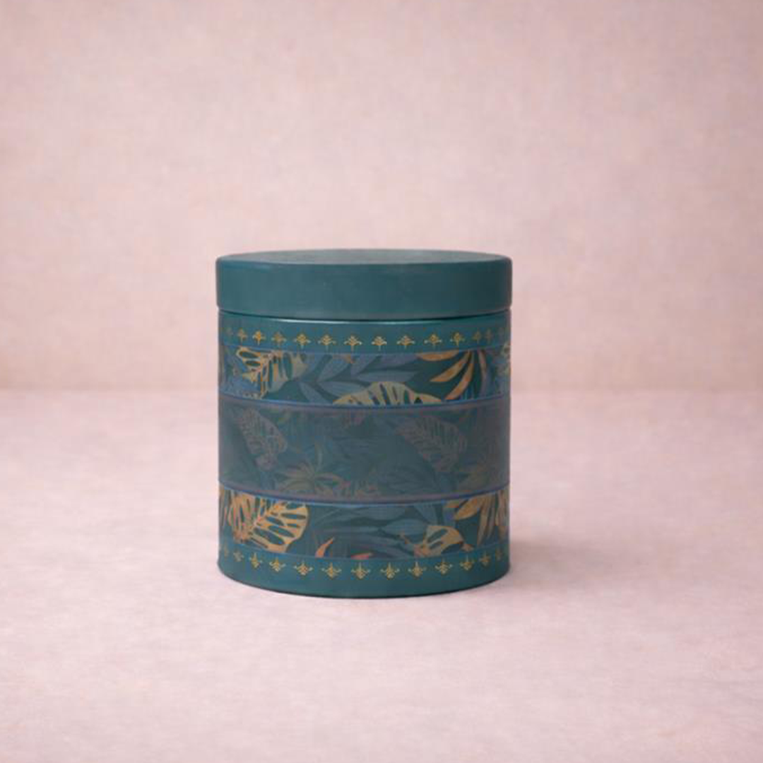 Navy Palm Return Tin Gift-GNT9915