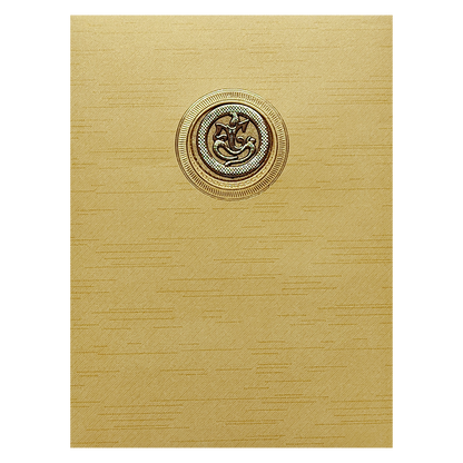 Gold Balaji Padmavathi Invitation Card-KNRM8705G