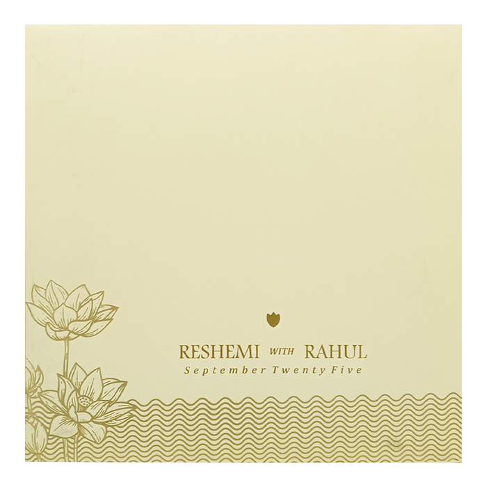 Lime Green Padded Wedding Card-King of Cards