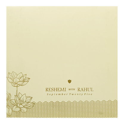 Lime Green Padded Wedding Card-King of Cards