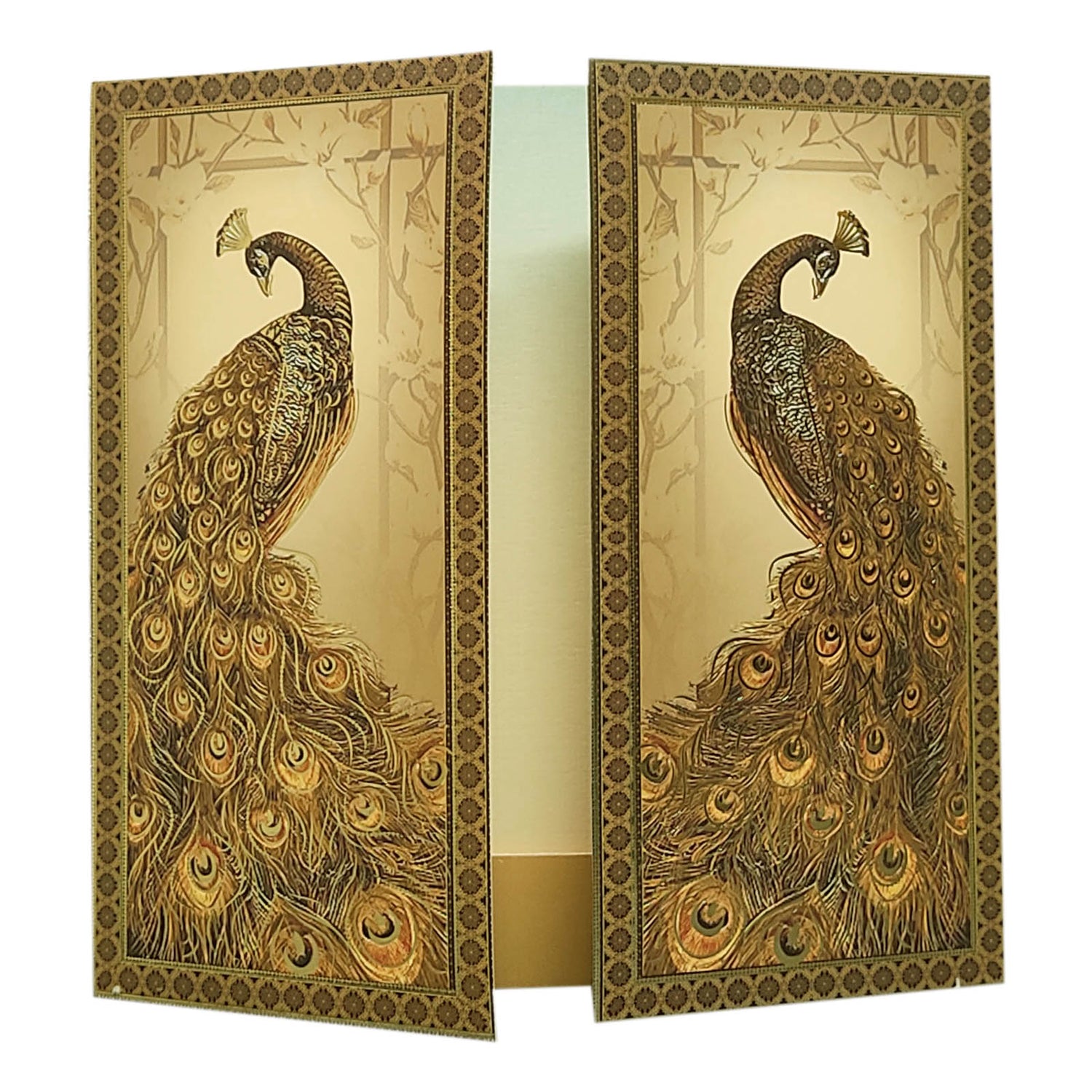 Brown Door Opening Invitation Card-Krc29590