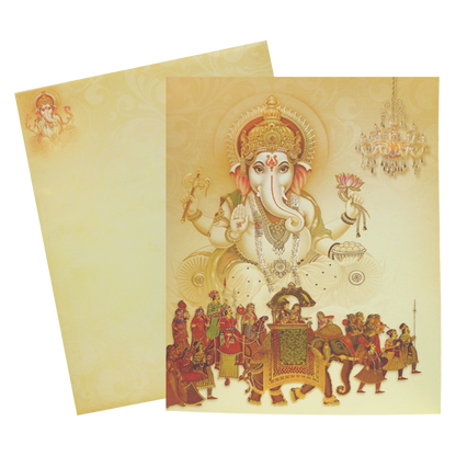 Sandal Jumbo Offset Ganesha With Baraat Print-KNKJ1083