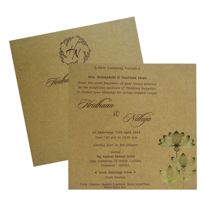 Khaki Brown Lotus Single card-King of Cards