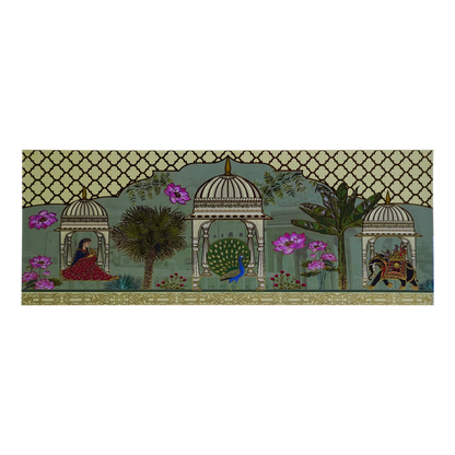 Cream Indian Inspired Box Invitation-King of Cards