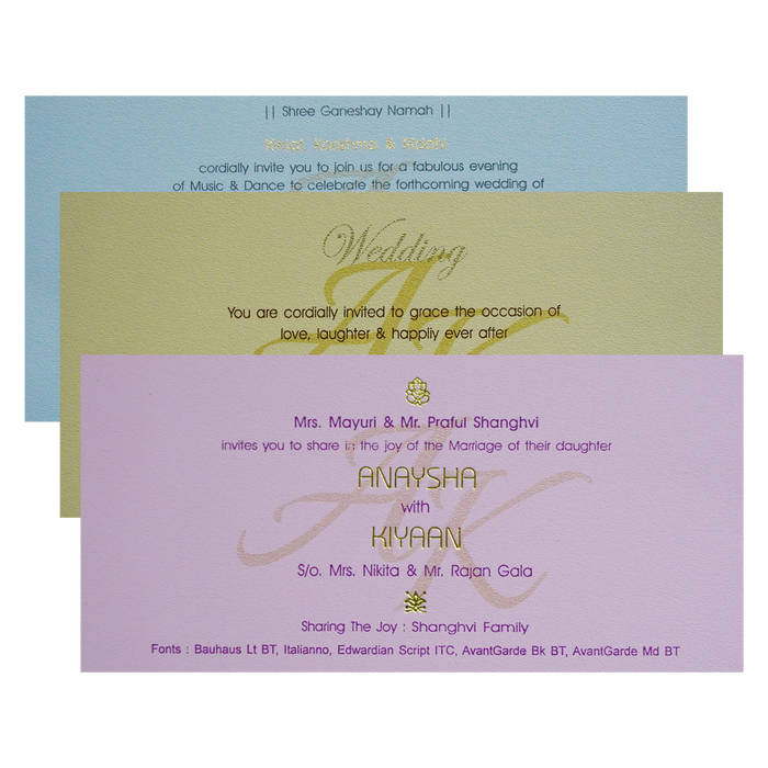 Pastel Pink Luxury Wedding Box-King of Cards