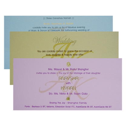 Pastel Pink Luxury Wedding Box-King of Cards