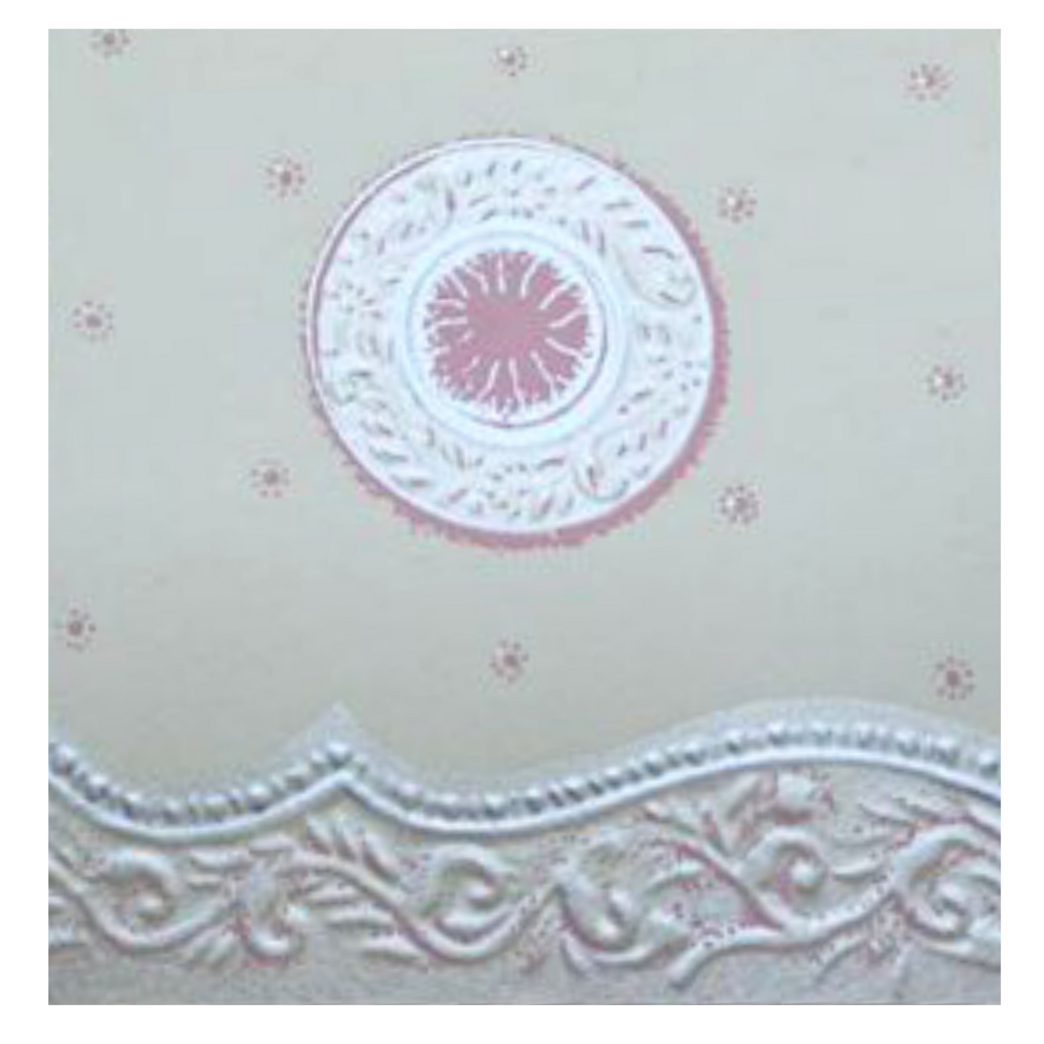 WhiteInvitation Card