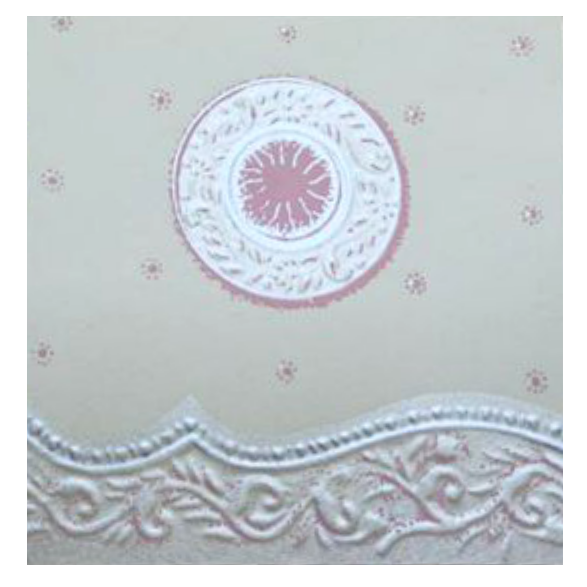 WhiteInvitation Card