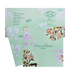 Green Pink Floral Invitation Card-King of Cards