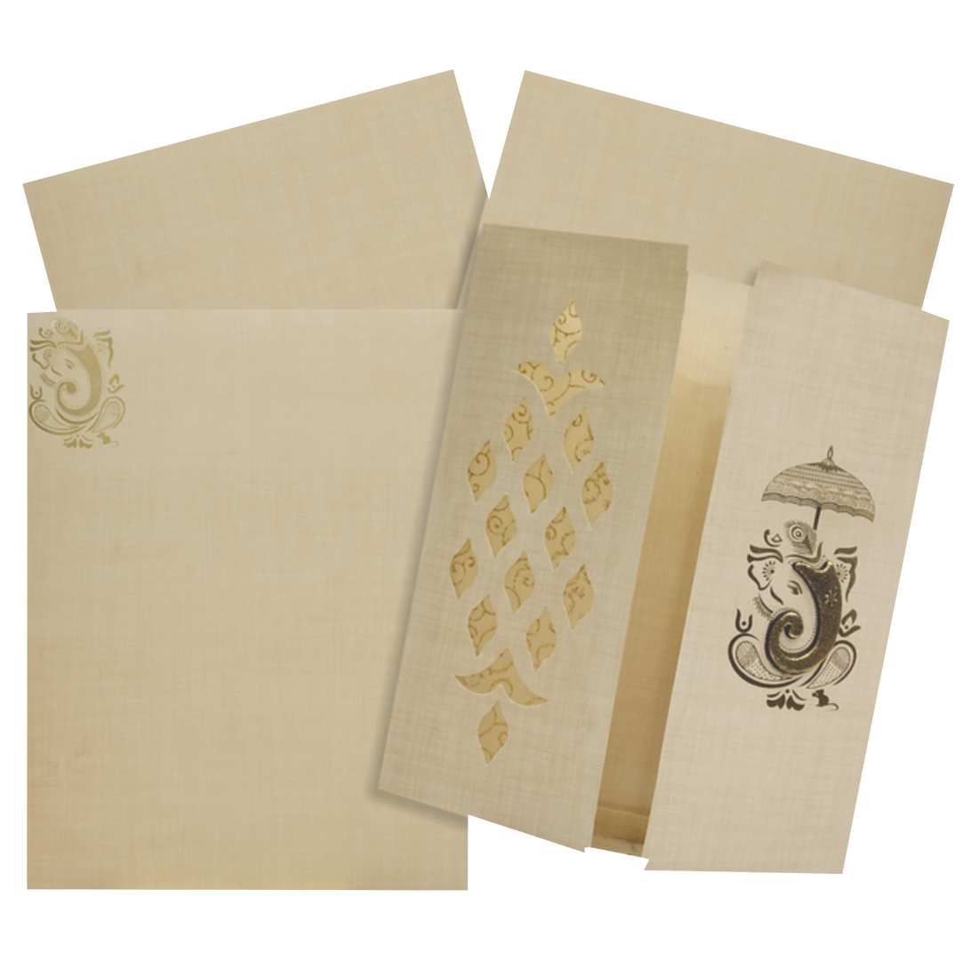 Sandal Jumbo Metallic Die Cut With Gold Wolly-KNK5023S-King of Cards