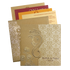 Gold Ganesha Cutout Floral Wedding Invitation Card-King of Cards