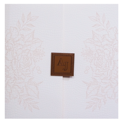 Light Pale Pink Wedding Card-KRC30411