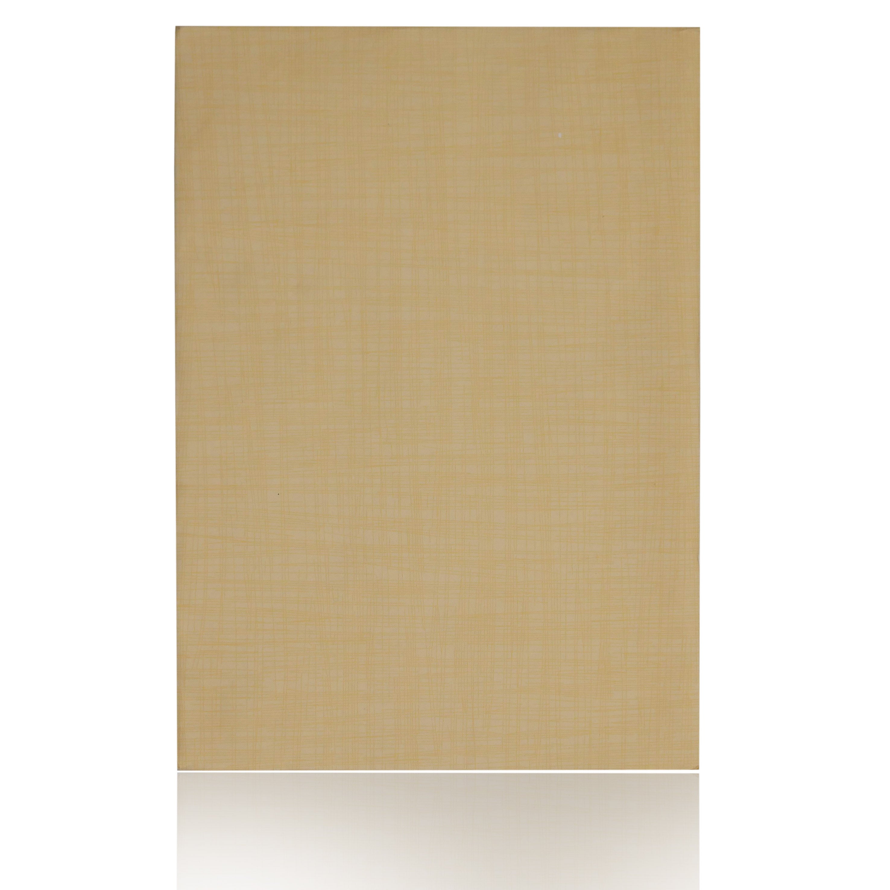 Brown Gold Prince Paper Print With Gold Foiling Baraat Print And Ganesh Sticker-KNPP717N