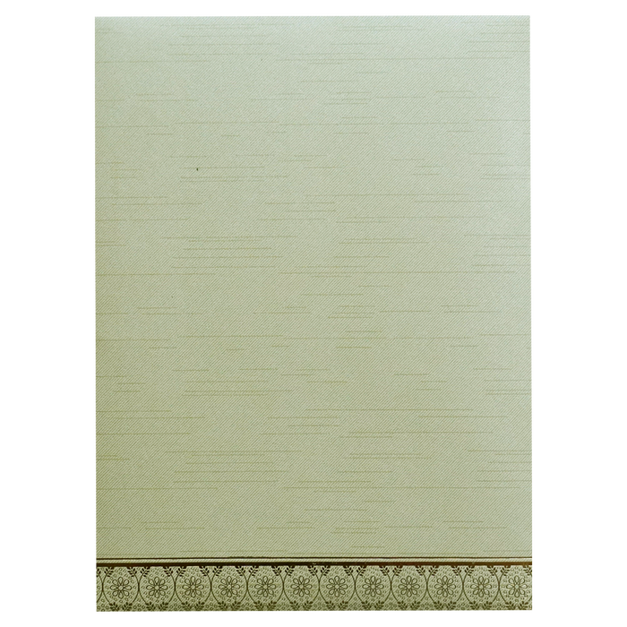 Pista Green Ganesha Nameplate Wedding Card-King of Cards