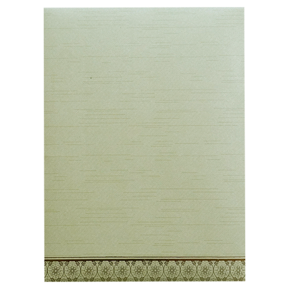 Pista Green Ganesha Nameplate Wedding Card-King of Cards