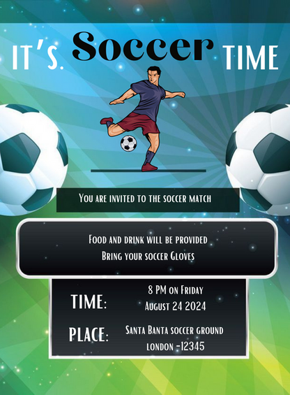 Kickoff soccer Invitation-AASCC003