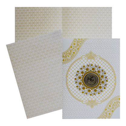 Celebrate in style with customized Light Orange Embossed Invitation Order now! ?WhatsApp Support ?Express Delivery.