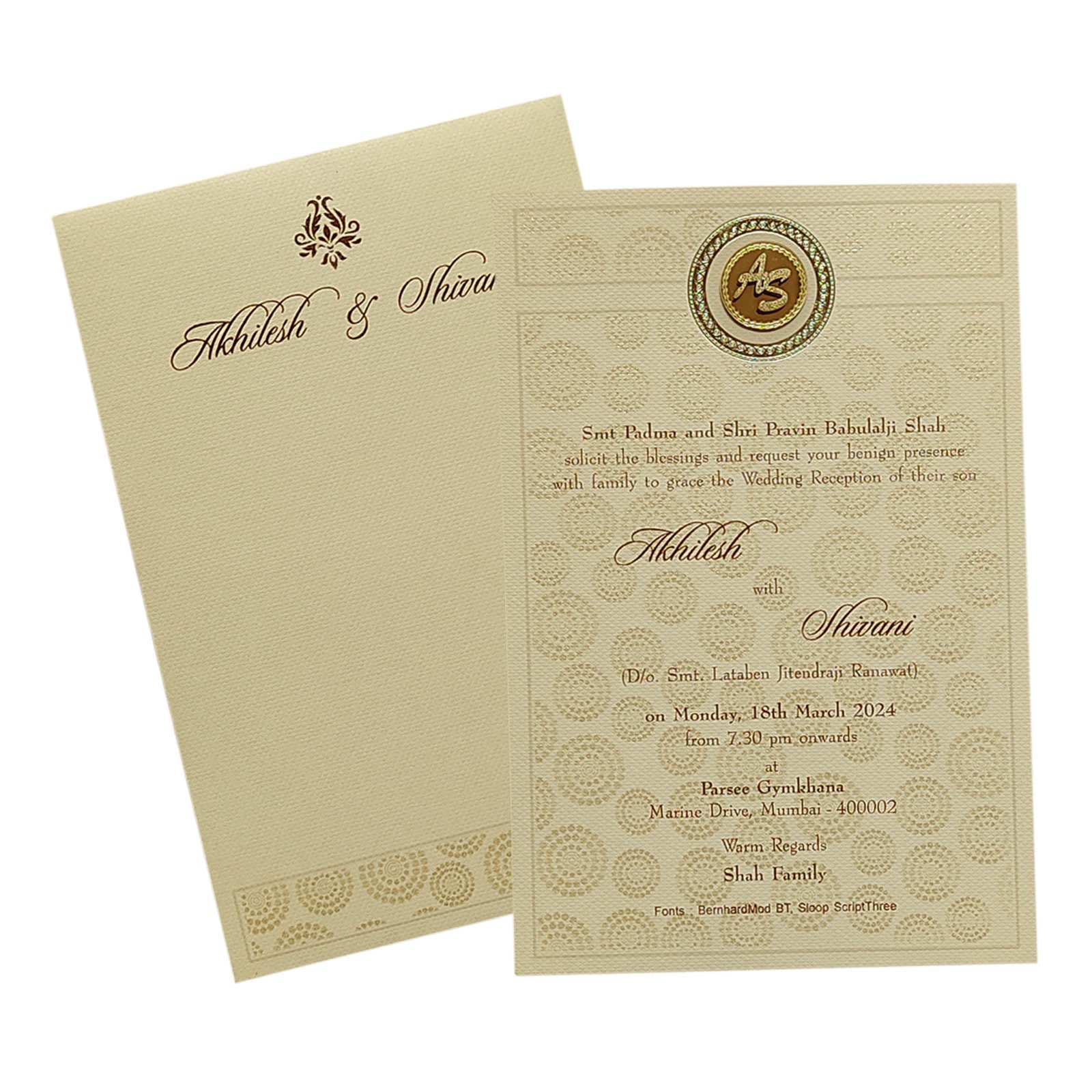 Invitation Card - KRCS6363-King of Cards