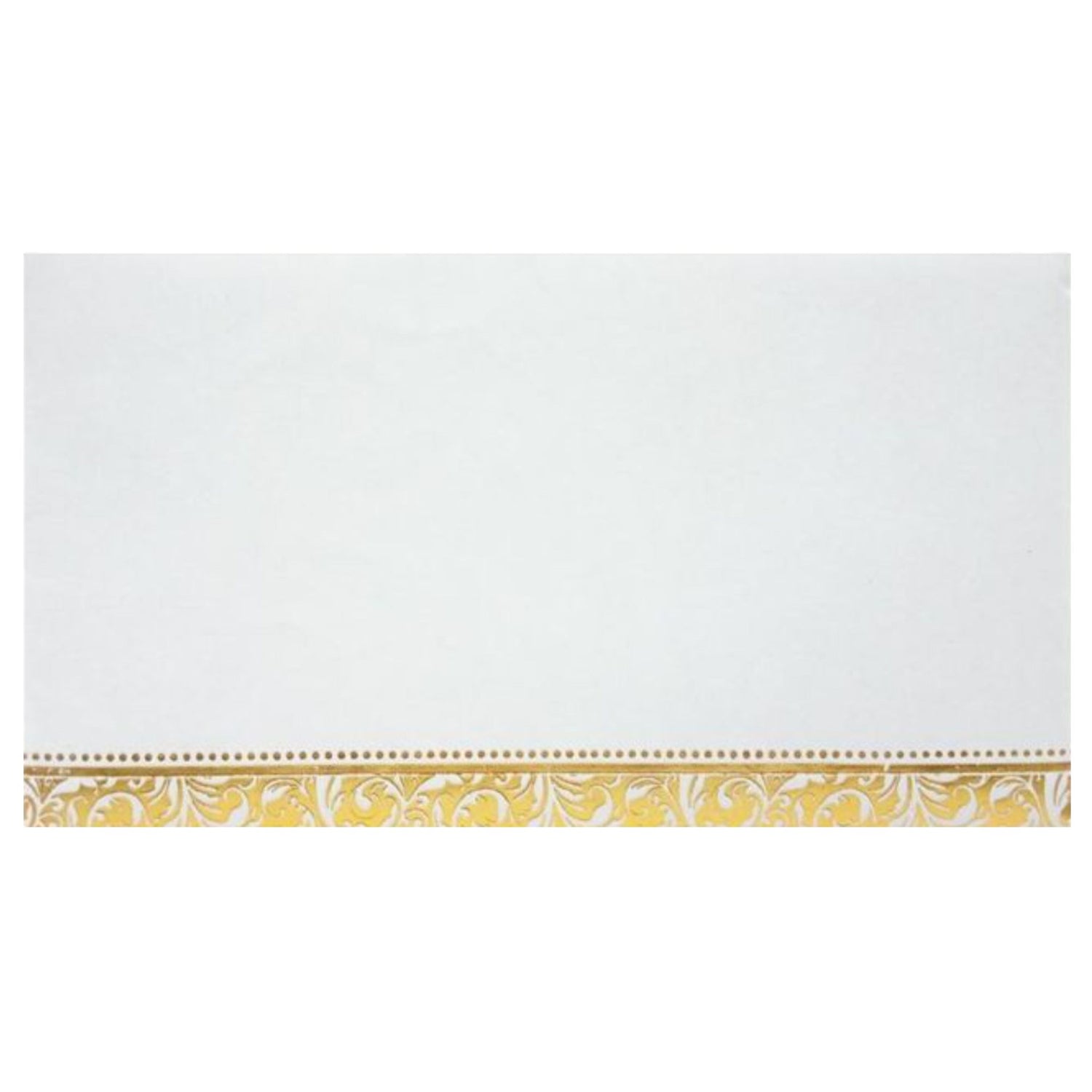 Magnificent Gold Foiling Design With Brown Shading Personal Wedding Card - KNHM813C