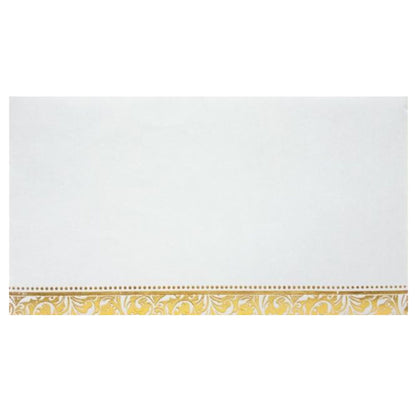 Magnificent Gold Foiling Design With Brown Shading Personal Wedding Card - KNHM813C