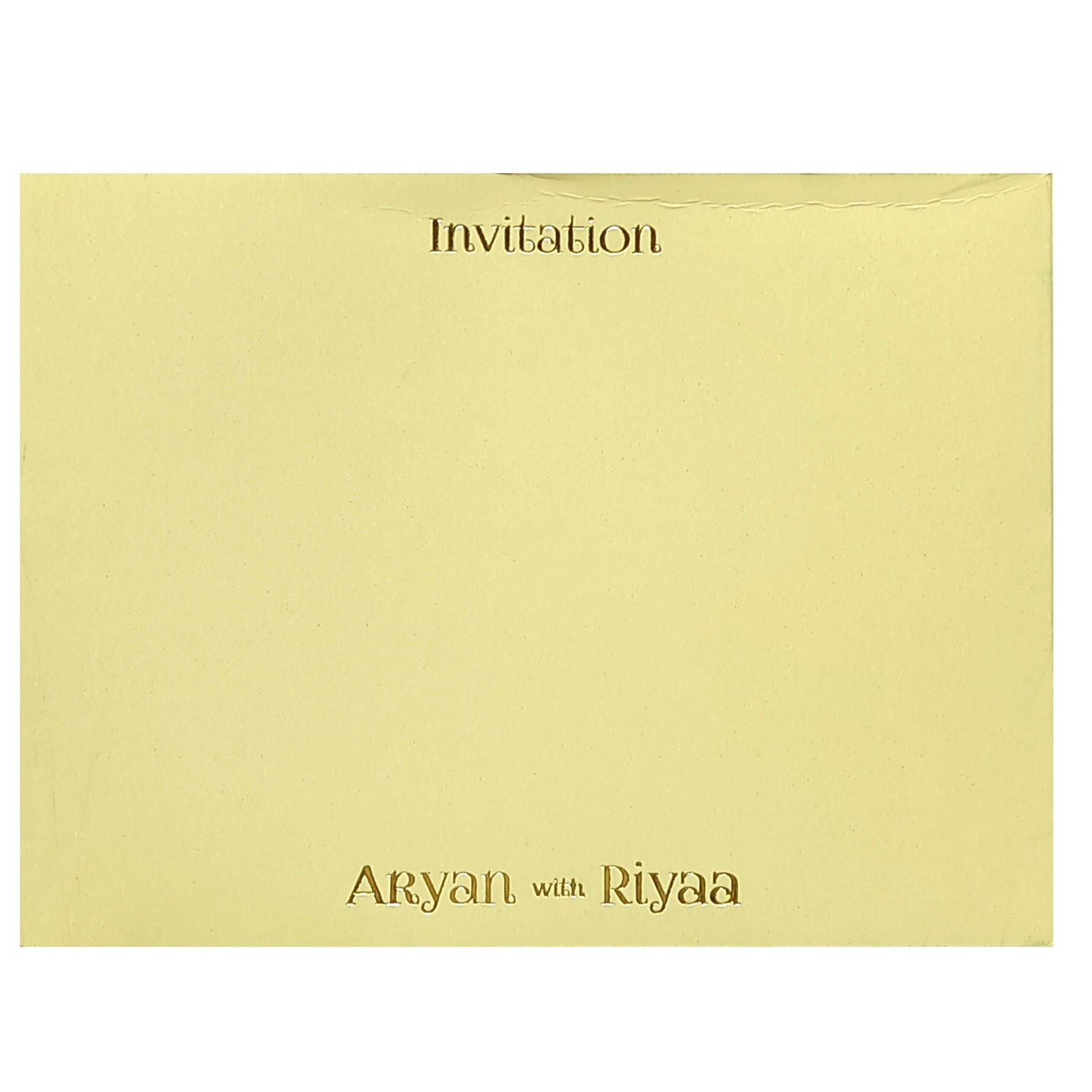 Sandal Floral Padded Invitation Card-KRC29860
