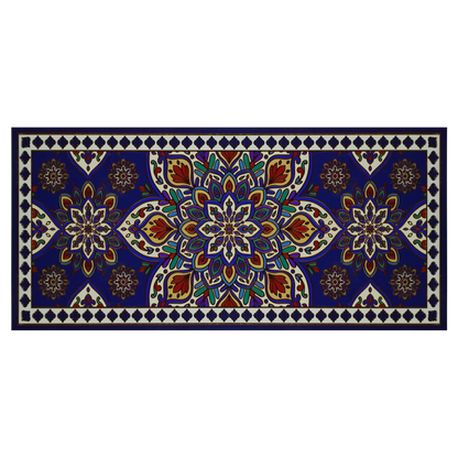 Royal Blue Mandala Sweet Wedding Box Invitation-KBX1106