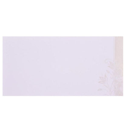 Classic Gold Foiling Ganesha With White Shading Wedding Card - KNKSB021-King of Cards