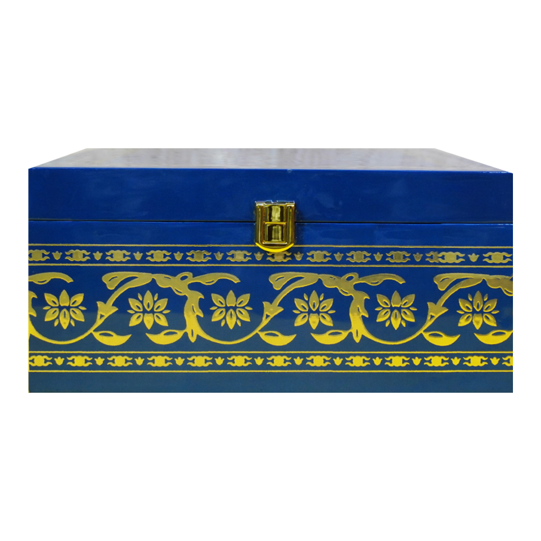 Dark Blue Scodix Luxury Box Invitation-KNWD1015