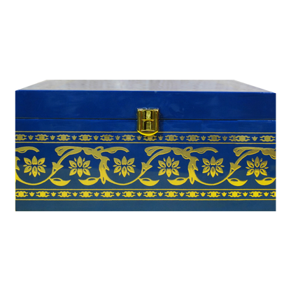 Dark Blue Scodix Luxury Box Invitation-KNWD1015