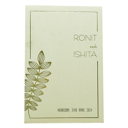 Grey Design Single Sheet Invitation Card-King of Cards