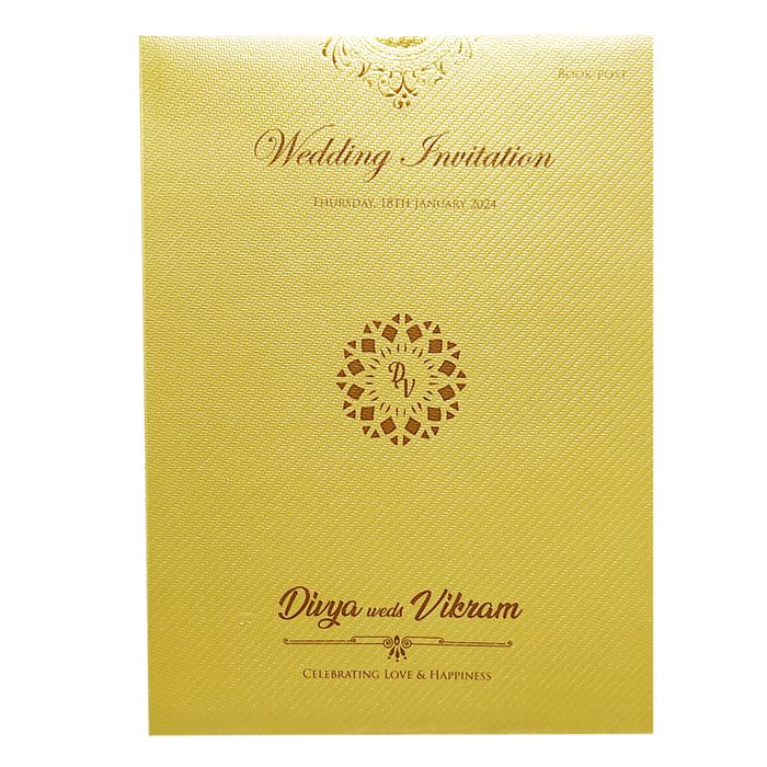 Olive Green Door Type Unique Invitation Card-King of Cards