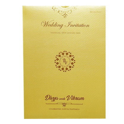 Olive Green Door Type Unique Invitation Card-King of Cards