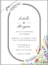 Lavender Floral Christian Wedding Invitation-AACWI016