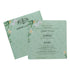Soft Green Single Sheet Invitation-King of Cards