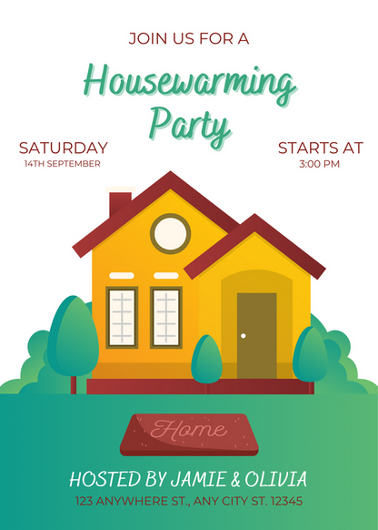 Green Farm Housewarming Invitation-AAHMI001