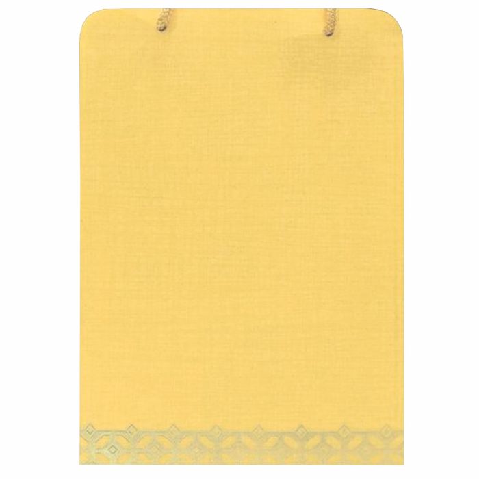 Bright Orange Shading With Ganesha Theme Bag Type Wedding Card-King of Cards