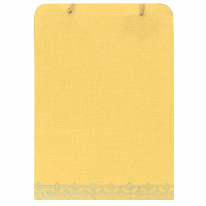 Bright Orange Shading With Ganesha Theme Bag Type Wedding Card-King of Cards